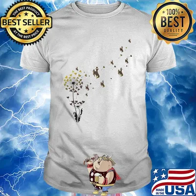 Dandelion flower wyoming cowboys logo shirt