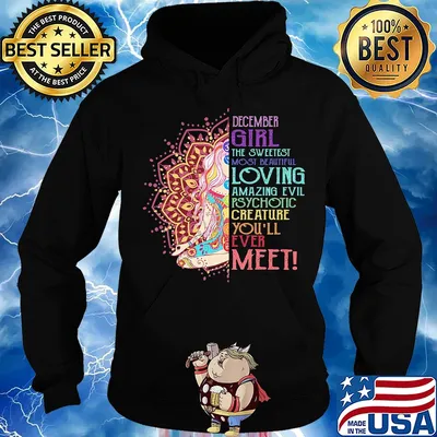 December girl the sweetest most beautiful loving amazing evil yoga s Hoodie