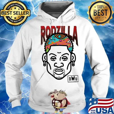 Dennis rodman wcw nwo rodzilla wrestling s Hoodie