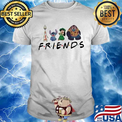 Disney lilo and stitch friends shirt