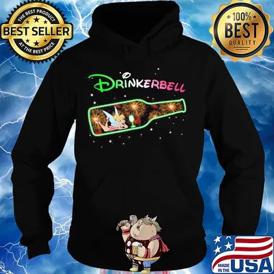 Disney tinkerbell drinkerbell american flag firework independence day s Hoodie