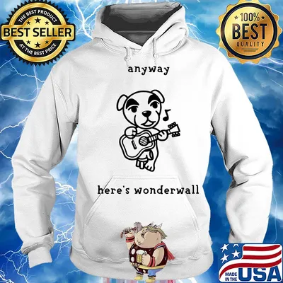 Dog playing guitar anyway here's wonderwall s Hoodie