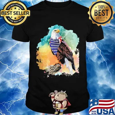 Eagle American flag veteran Independence Day shirt