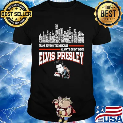 Elvis Presley thank you for memories shirt