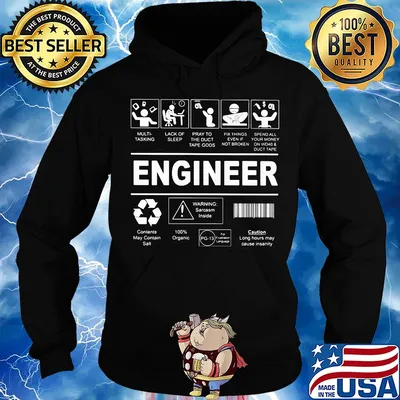 Engineer multi tasking lack of sleep play to the duct tape goos s Hoodie