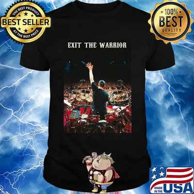 Exit the warrior the legend vertical poster shirt