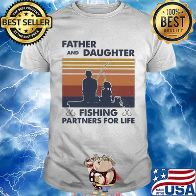 Father and daughter fishing partners for life vintage 2020 shirt