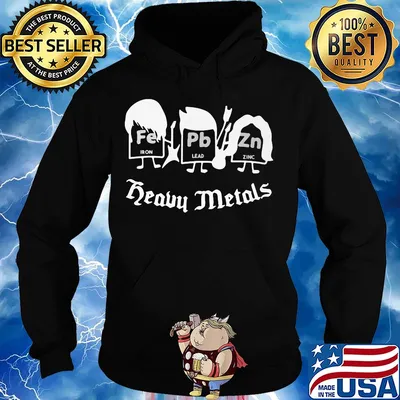 Fe iron pb lead zn zinc heavy metals s Hoodie