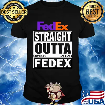 Fedex straight outta covid-19 2020 fedex shirt