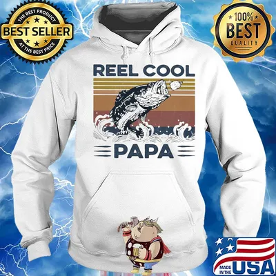 Fishing reel cool papa sea vintage s Hoodie