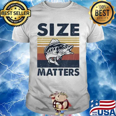 Fishing size matters vintage shirt