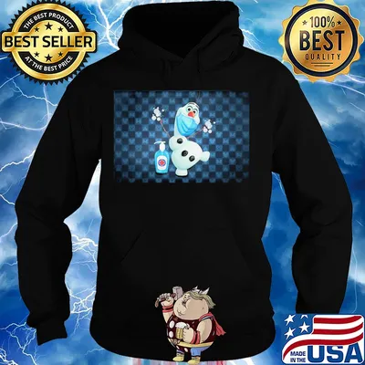 Fondos de pantalla de olaf washing hand mask covid-19 s Hoodie