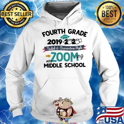 Fourth grade 2019 2020 toilet paper nailed it quarantine style into zooming middle school s Hoodie