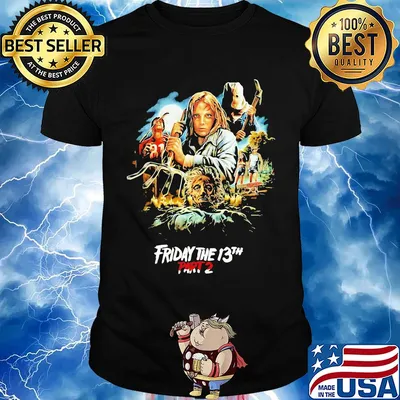 Friday the 13th part 2 horror movie shirt