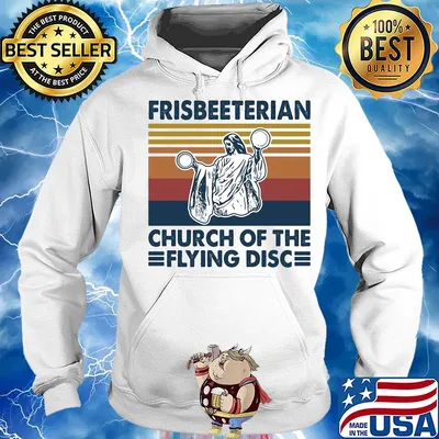 Frisbeeterian church of the flying disc vintage s Hoodie