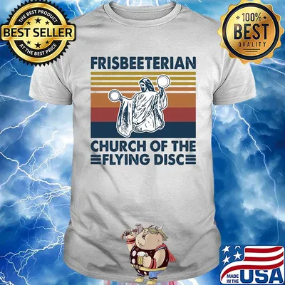 Frisbeeterian church of the flying disc vintage shirt