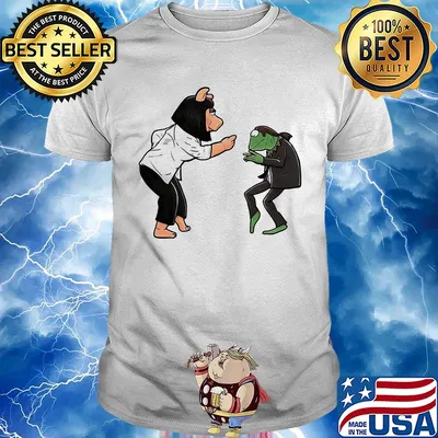 Frog piggy fiction dance shirt