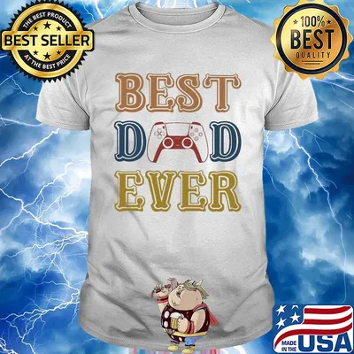 Game best dad ever happy father's day vintage shirt