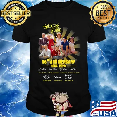 Gilligan's island 56th anniversary 1964 2020 signature shirt