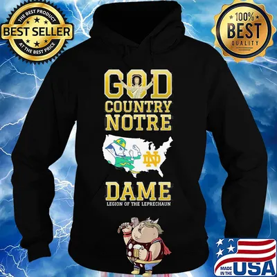 God country Notre Dame legion of the leprechaun s Hoodie