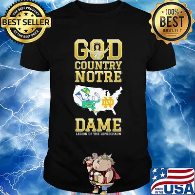 God country Notre Dame legion of the leprechaun shirt