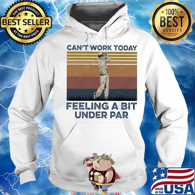 Golf can't work today feeling a bit under par vintage 2020 s Hoodie
