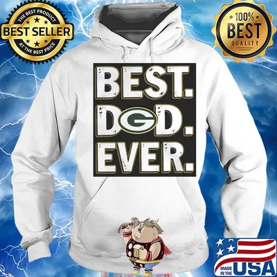 Green bay packers best dad ever happy father's day s Hoodie