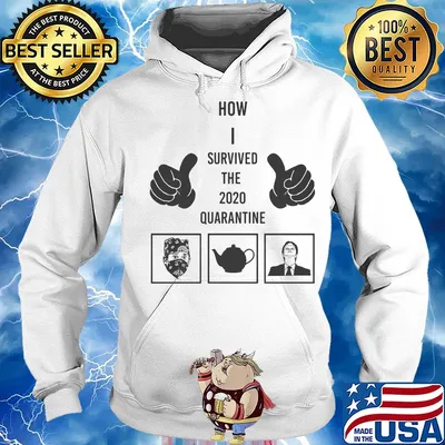 Hand mask how I survived the 2020 quarantine s Hoodie