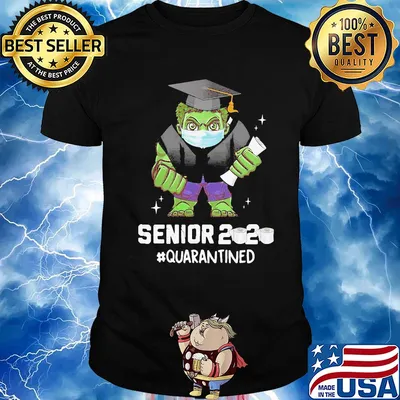 Hulk mask Senior 2020 toilet paper quarantined shirt