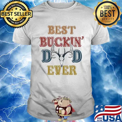 Hunting best buckin dad ever happy father's day vintage shirt
