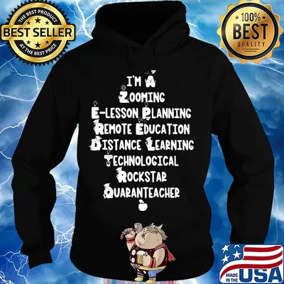 I'm a zooming lesson planning remote education distance learning s Hoodie