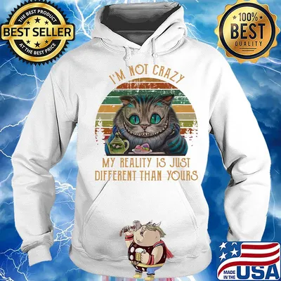 I'm not crazy my reality is just different than your cat vintage s Hoodie