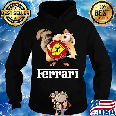 Ice age scrat hug ferrari s Hoodie