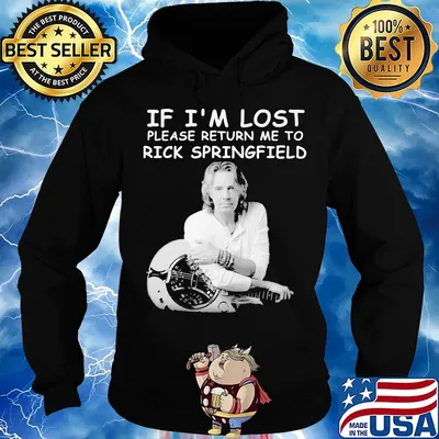 If i'm lost please return me to rick springfield guitar s Hoodie
