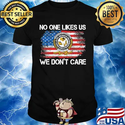 International brotherhood no one like likes us we don't care american flag independence day shirt