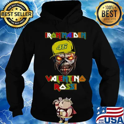 Iron Maiden Valentino Rossi s Hoodie
