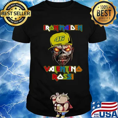 Iron Maiden Valentino Rossi shirt
