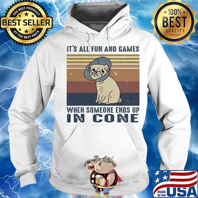 It's all fun and games when someone ends up in cone vintage s Hoodie