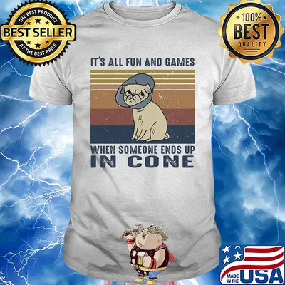 It's all fun and games when someone ends up in cone vintage shirt