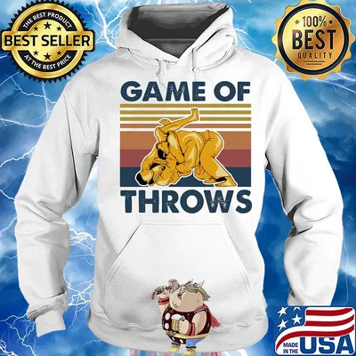 Jiu jitsu game of throws vintage s Hoodie