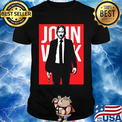 John wick keanu reeves art shirt