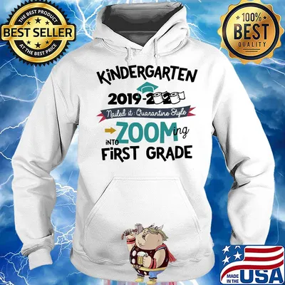Kindergarten 2019 2020 toilet paper nailed it quarantine style into zooming kindergarten s Hoodie