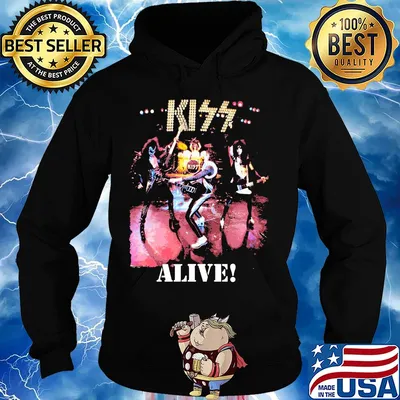 Kiss band alive worldwide s Hoodie