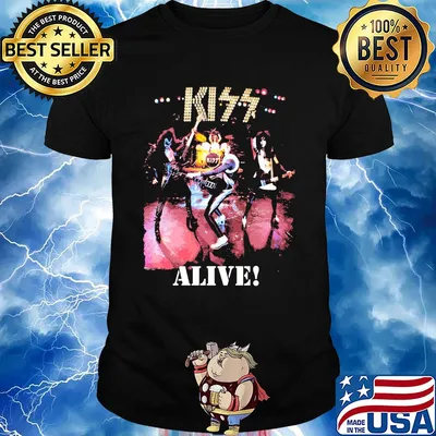 Kiss band alive worldwide shirt
