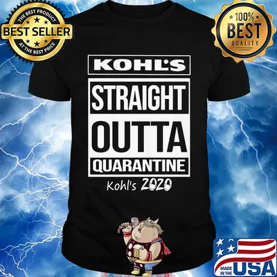 Kohl's straight outta quarantine 2020 mask shirt