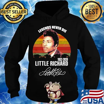 Legends never die 1932 2020 little richard signature vintage s Hoodie