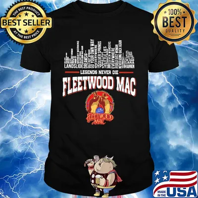 Legends never die fleetwood mac shirt