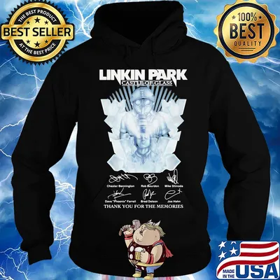 Linkin park castle of glass thank you for the memories signatures s Hoodie