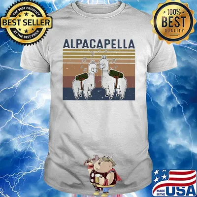 Llama alpacapella music teacher strong vintage shirt