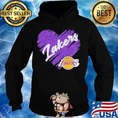 Los Angeles Lakers heart s Hoodie